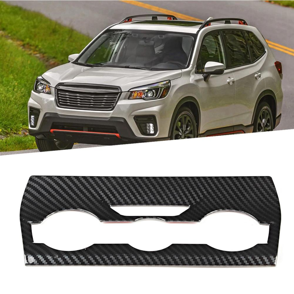 Car Air Condition Panel Cover Trim Carbon Fiber Decoration Fit for Sticker Subaru Forester SK