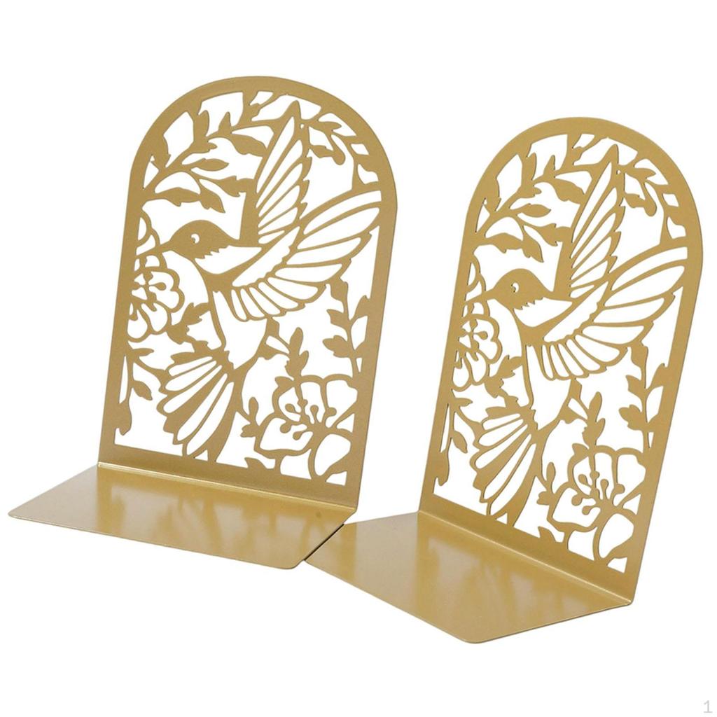 Dekorative Kolibri-Buchstützen für Schreibtisch- und Regalstütze