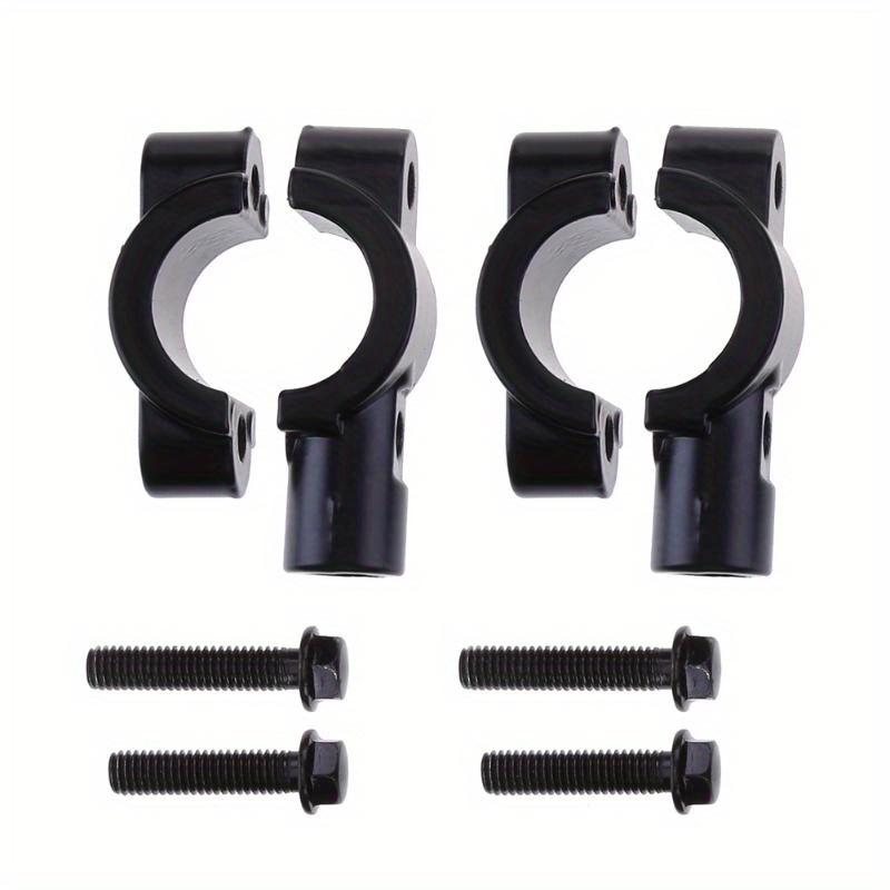 2Pcs/pack 22mm Motorcycle Handlebar Metal Rear View Motorcycle Mirror Mount Holder Accessories Motor Mirror Mount Clamp Bracket