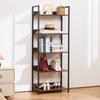 Metal Bookshelf Open Bookshelf 5-Tier for Living Room Bedroom & Office