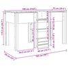 Bunk Bed for Kids Artisan Oak Finish 75 x 190 cm Engineered Wood