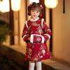 Robe d'hiver Hanfu pour filles Bamion, Cheongsam du Nouvel An