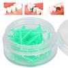 40pcs   box Dental Adaptive Silicone Interdental Wedges Dentist Dental Supply AccessoryGreen