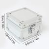 Stylish Aluminum Jewelry Case For Watch Storage With Sturdy Snap Lock And Velvety Interior Watch Organizers for Collector