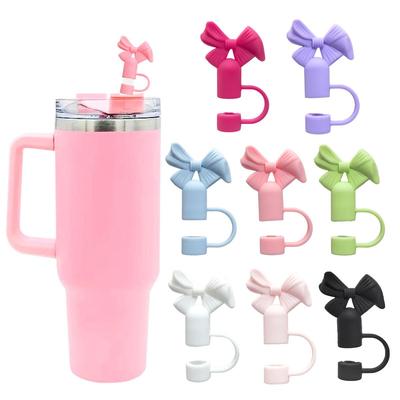 Bow Straw Cap for STANLEY Water Cup - Food Grade Silicone Straw Lid Available