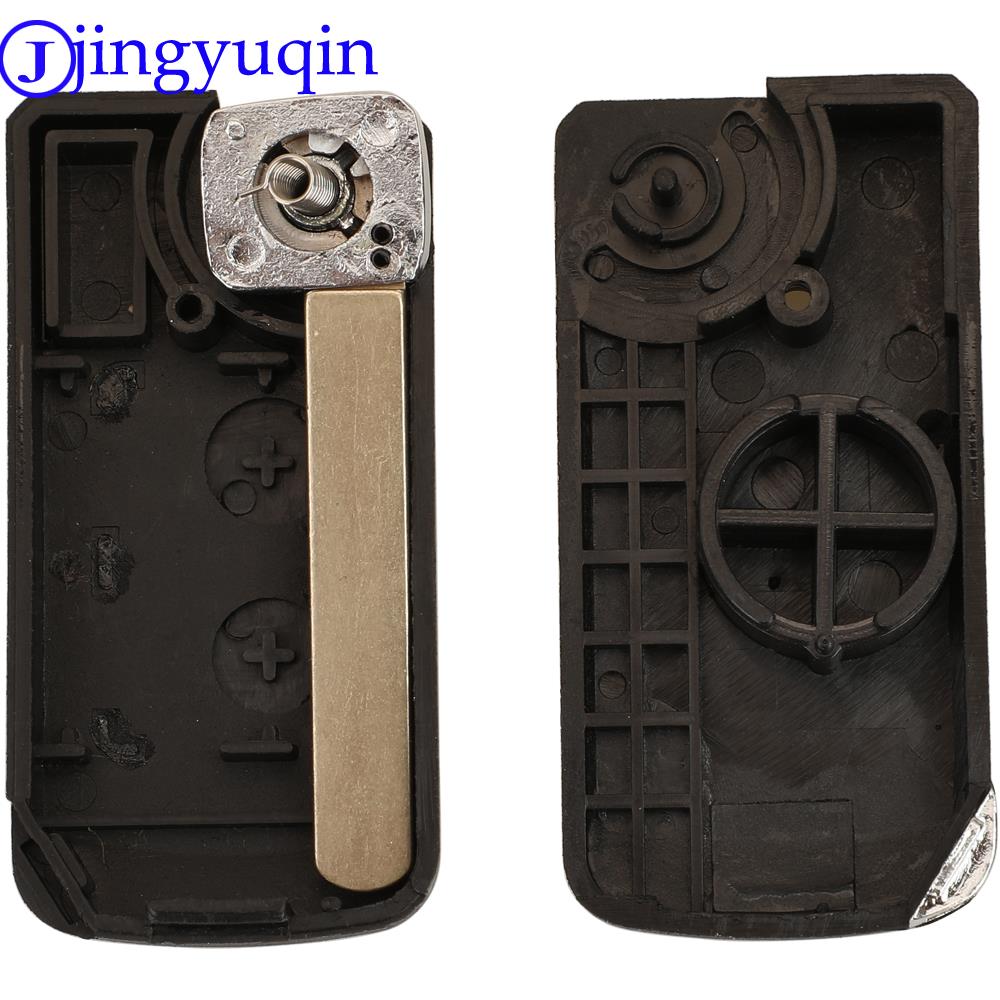 Jingyuqin 2 Buttons Replacement Modified Key Shell Case Fob Fit for Subaru Forester Legacy Impreza Outback 2000 2001 2002