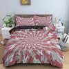 3D Geometry Abstract Style Comfortable Duvet Quilt Cover Pillowcase Bedding Set Children Bedroom Decoration Home Textile
