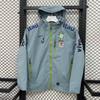 Windjacke Nationalmannschaft Brasilien: Unisex dünne, winddichte, wasserdichte Fußballjacke