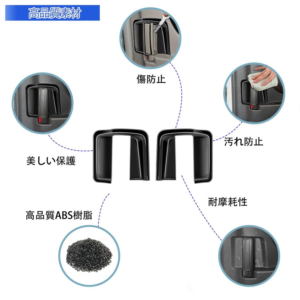 [GIKAKU] New Alphard 40 Series Vellfire 40 Series Exclusive Accessory Parts Inside Handle Panel Middle Gate Inside Door Bowl Cover Interior Panel