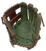 Rawlings PRO EXCEL GR5FHJN62 Baseball ML Throw HOH® –Jeans- Glove, Softball, Infielder's, Green, 11.25 inches, Right-Handed