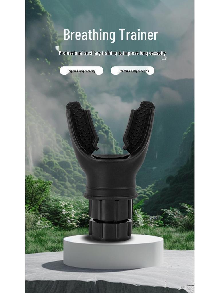 Entrenador Compacto de Capacidad Pulmonar y Respiración para Fitness para Correr y Nadar