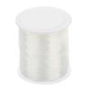 4 Rolls Bead String 109yd Long 0.03in Diameter Elastic Fiber Wear Resistant Bracelet String for