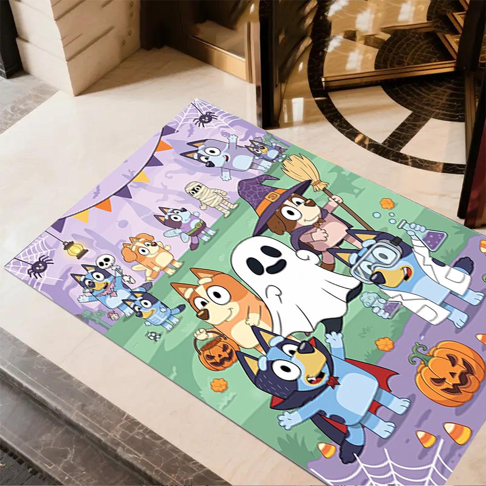 Diverse Dog Characters Floor Rug Office Rug Perfect for Decorate room Dormitory Living Rooms Foyer Anti-slip Rug Decorate Offices