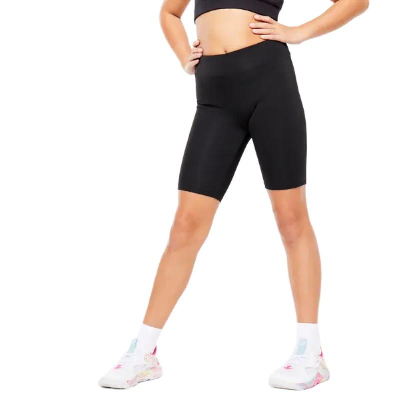 

DECATHLON Solid Colour Slim High Waist Kids Shorts Kids Black 160/76 чёрный