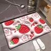 Floor Mat 3D Visual Effect Quick Drying Diatom Mud 40x60cm Flower Pattern Bathroom Anti-slip Floor Mat Daily Use DROPSHIPPING