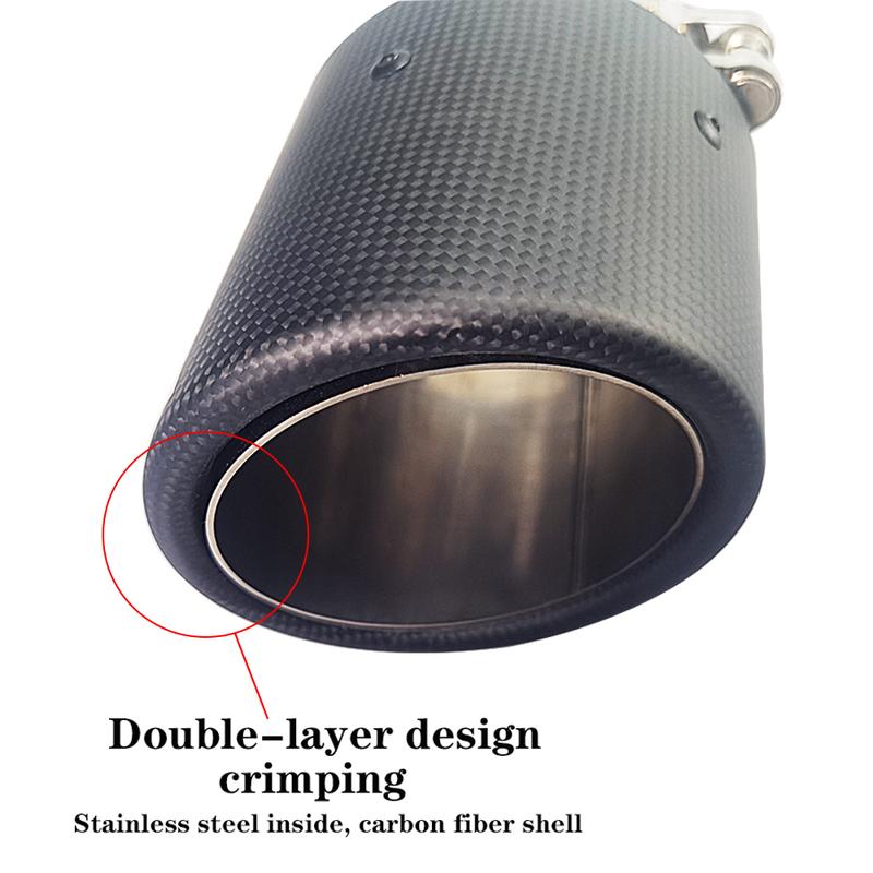 1 Piece SUMSOO Genuin  for Mazda CX-5 Cx-4 Cx-3 Mazda Axela Mazda ATENZA Exhaust Pipe Modified Decorative Carbon Fiber Tail Tips