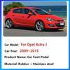 Bilfotpedaler Pad För Opel Astra J Tillbehör 2009~2015 Vauxhall Holden Halkfri Gummi Fotstöd Rostfritt Skyddsklistermärke