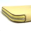 HERMES Azap Long Silk-In Zip Around Long Wallet Leather yellow/Green