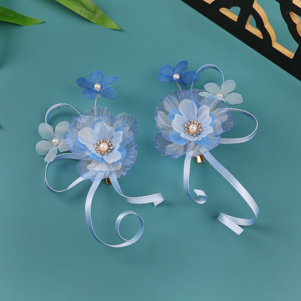 Bow Hanfu Hair Accessories Tassel Chinese Style Hair Clip Flower Hairpin  Summer Accessories