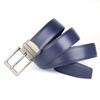 Double-Sided Use Men'S Belt Leather Rotating Pin Buckle Cowhide Belt Business Versatile Belt Middle-Aged And Young People