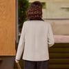 Spring Short Wool Coat for Women Aged 40-60: Elegant, Lightweight Mother's Wear for Middle-Aged and Elderly