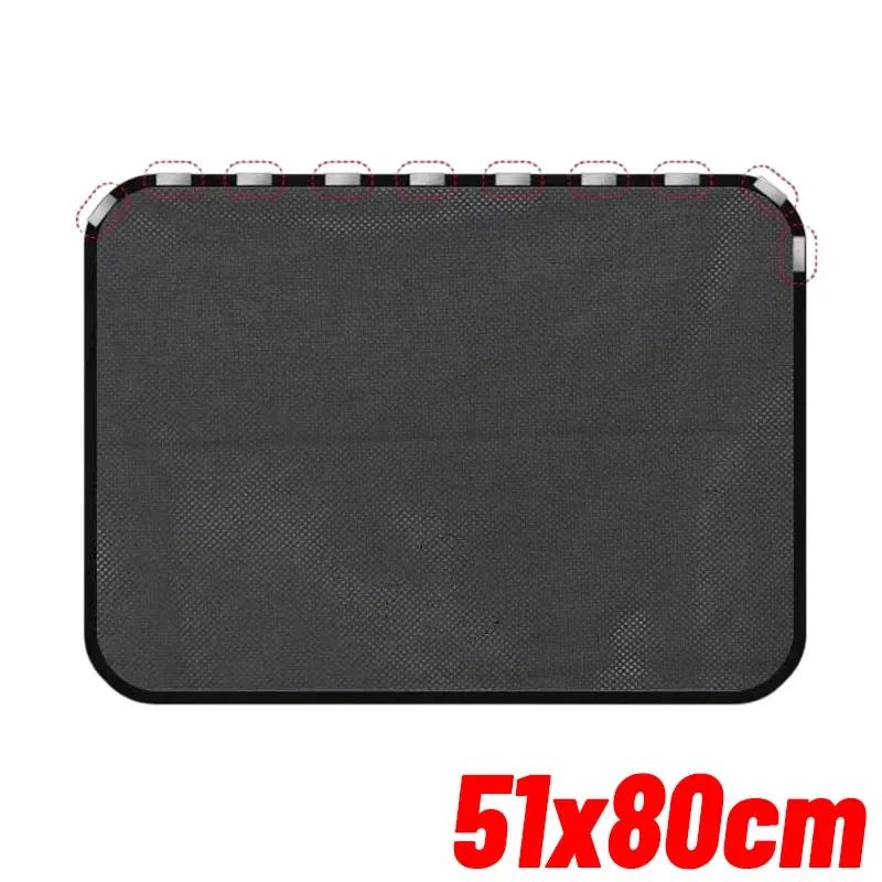 Window Sunshades Heat Insulation Foldable Curtain Auto Exterior Accessories Magnetic Car Sunshade Anti-UV Front/Rear Side