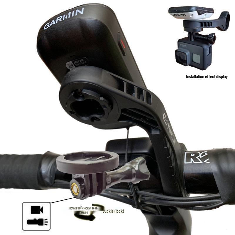 Schnelllösehalterung für Garmin 520 Plus, 530, 830, 1030 Fahrradcomputer und GoPro Kameraadapter