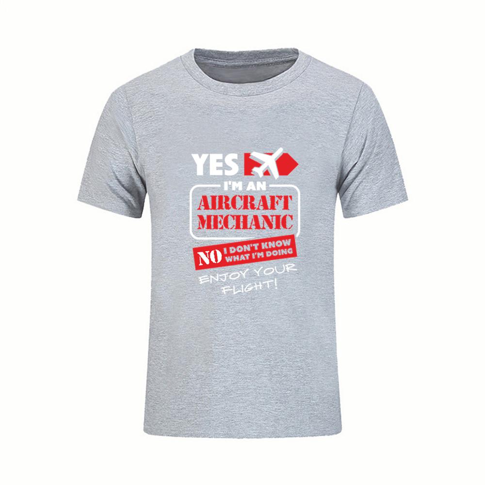 I Am An Aircraft Mechanic Enjoy Your Short Sleeve Printed Men T Shirt Casual O Neck