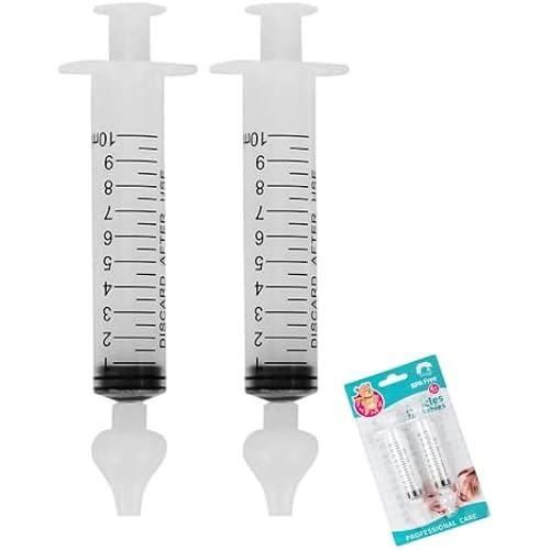 Irrigateur Nasal Bébé - CCLKHY - 2 Pcs - Silicone Nettoyable Réutilisable - Sûr et Confortable