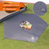 Waterproof Camping Tarp Thicken Picnic Mat Durable Beach Pad Hexagonal Tent Mat Multifunctional Tent Footprint Sun