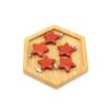Agate Star Pendant Necklace Jewelry Powder Crystal Necklace Fashion Valentine'S Day Gift 20 * 6