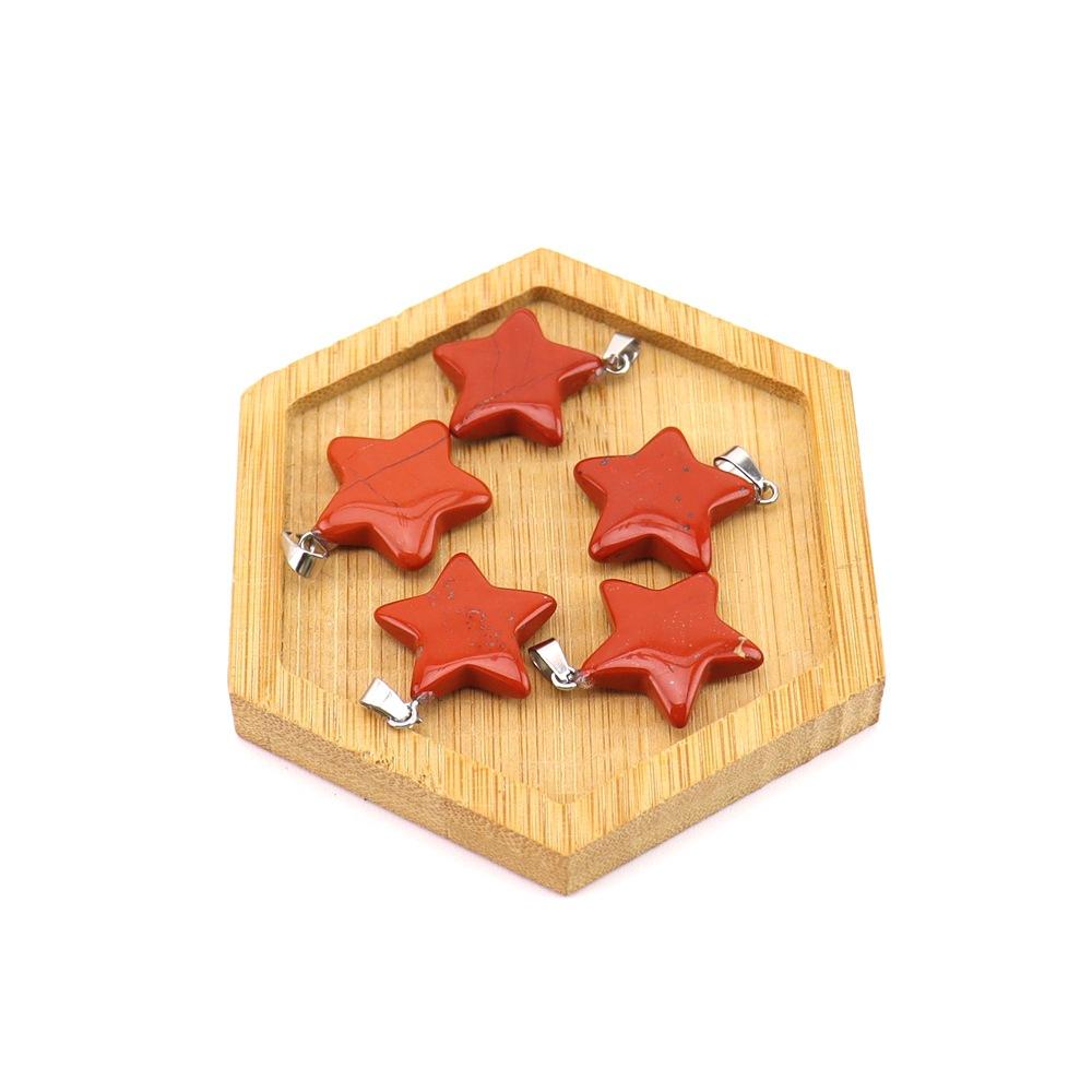 

Agate Star Pendant Necklace Jewelry Powder Crystal Necklace Fashion Valentine S Day Gift 20 * 6