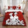 Dalmatian Puppies Adventure Print 3Pcs Bedding Setduvet Cover With 2 Bedropillowcase Home Birthday Gift