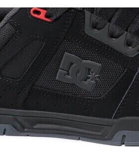 Кроссовки DC Shoes Stag black grey/red