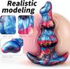 Anal Training, Structured Nubs Structure, Waterproof Prostate Massage T-shaped Base (S, M, L)