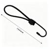 10Pcs Metal Spiral Cord Hook Heavy Duty Strong Load Capacity Black Cargo Net Hooks Universal Fastener Accessories For Atv