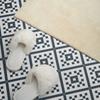 Self-adhesive Vinyl Panel with Print for Bathroom 100x50 Cm Geometric Diamond Pattern
