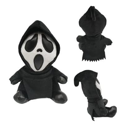 Hot Black Pet Ghostface Cartoon Cute Tricky Plush Toys Stuff Soft Girls Boys Christmas Halloween Birthday Gift Pet Supplies
