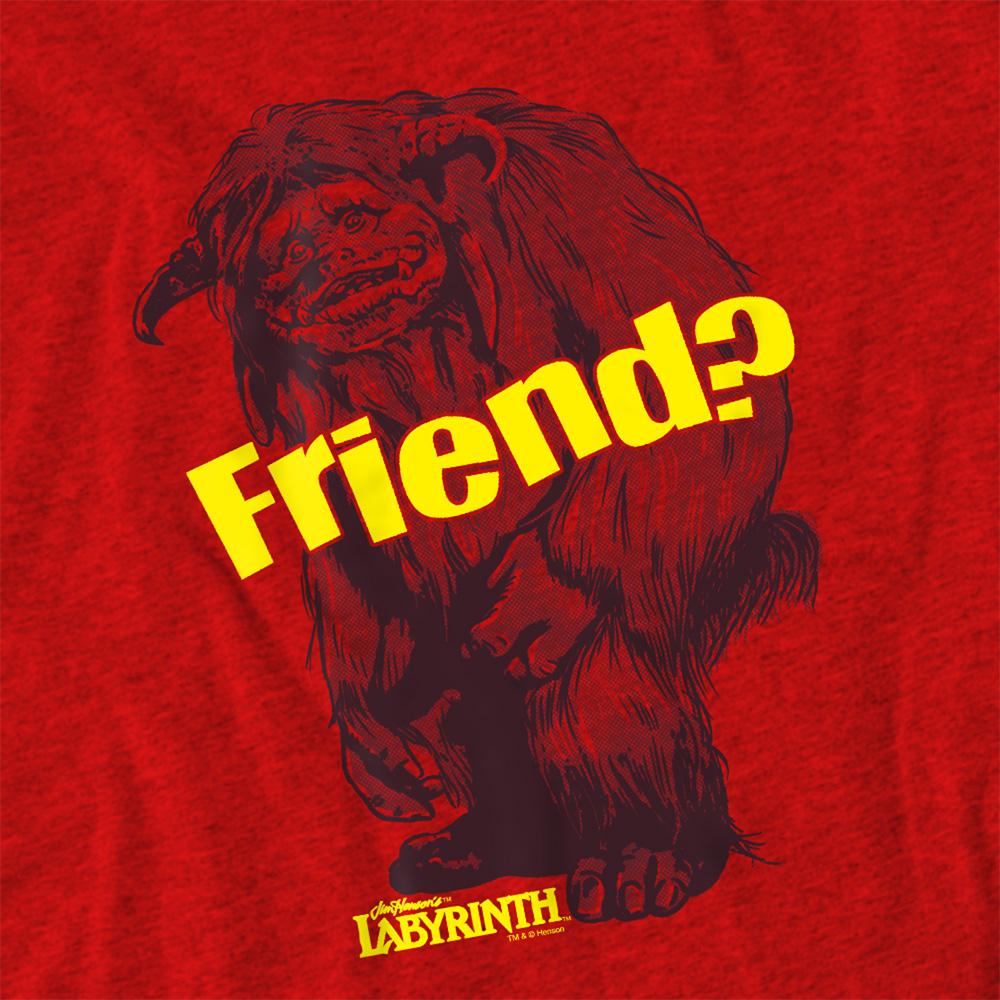 Labyrinth Unisex Adult Friend Ludo Heather T-Shirt