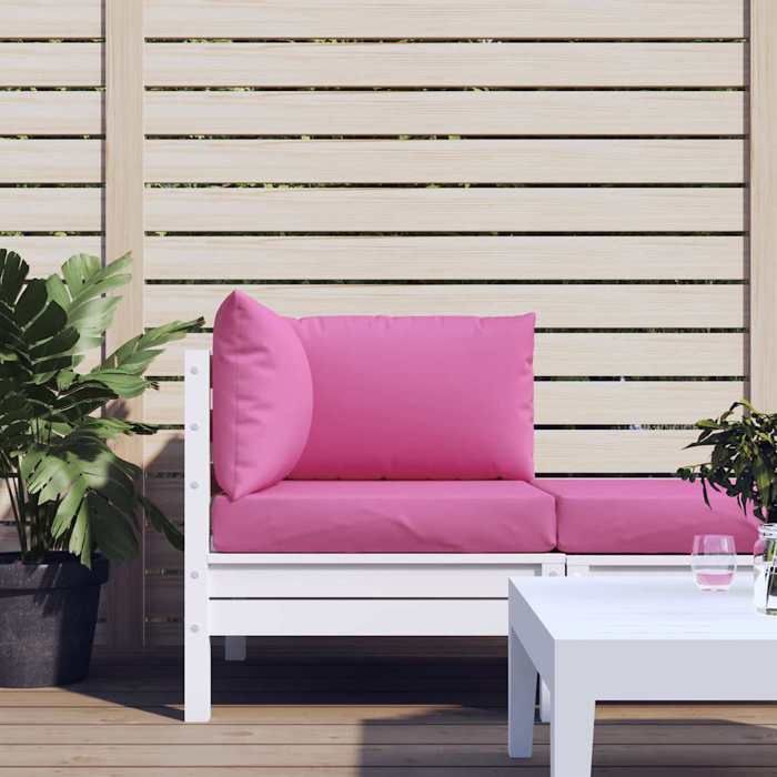 VidaXL Pallet Cushions 3 Pcs Pink Oxford Fabric, Cushion, Sofa Cushion, Back Pillow, Outdoor Cushion 361790
