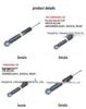 Compatible Rear Shock Absorber for 2019 Toyota RAV4 (R/L) 48530-8Z146