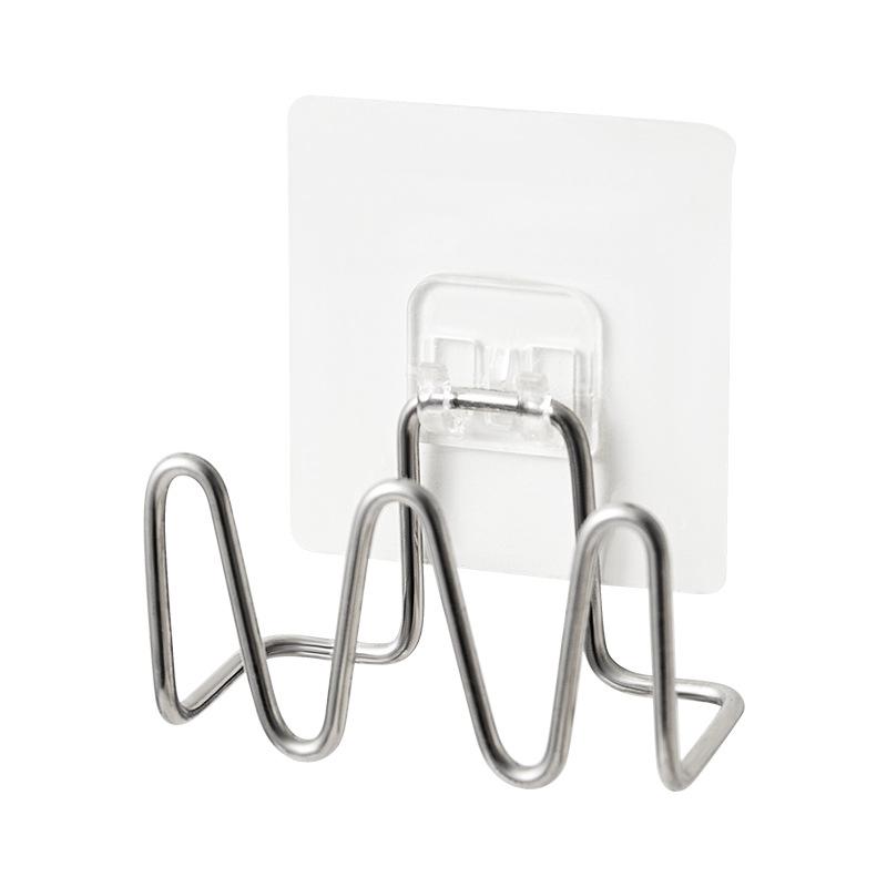 Stainless steel sponge drip tray, sink cover storage rack, wire ball holder for pots, storage rack for utensils, no-drilling towel holder, hook