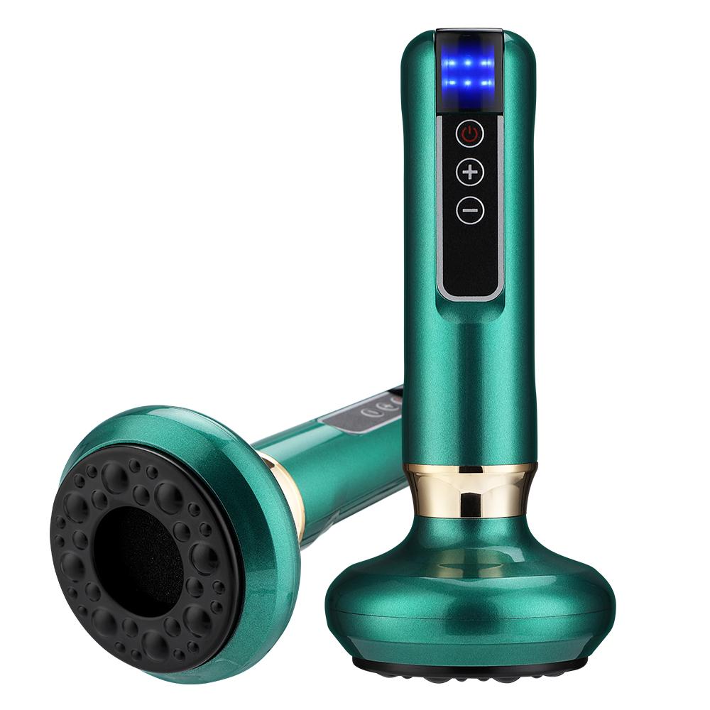 12 Levels Electric Cupping Body Massager Vacuum Suction Cupping Blood Circulation with Body Oil