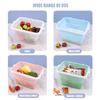 1500 ml Silikon-Lunchbox, Frischhaltedosen, mikrowellengeeignet, wiederverwendbare Silikon-Lebensmittelaufbewahrungsbox, zusammenklappbare Aufbewahrungsboxen