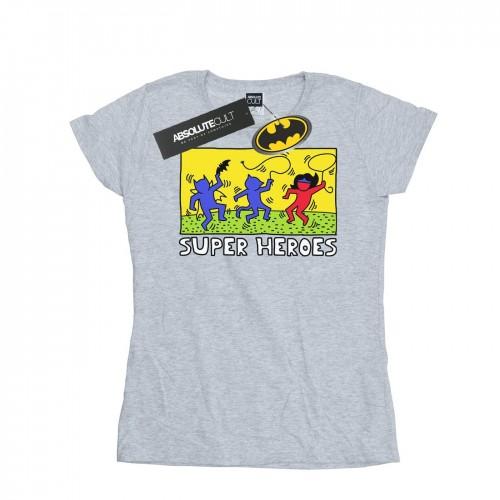 

DC Comics Womens/Ladies Batman Pop Art Cotton T-Shirt XXL білий