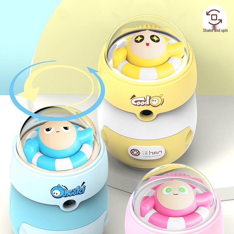 Cartoon Rotary Pencil Sharpener for Kids - Ideal for School and Home Use