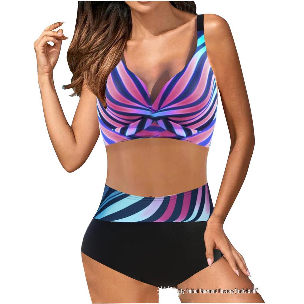 2025 Euro-American Sexy Split Bikini Women's Swimwear