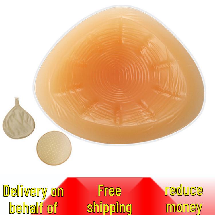 Silikon-Dreiecks-Brustprothesen mit Haken - Schweißabsorbierende Schutzpolster für die Zeit nach der Operation für den Sommer