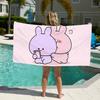 A-Asamimichaans A-Asleep Cute Towel Beach Towel Oversized Quick Dry Towel Absorbent Soft Swim BeachTowels for Men Women