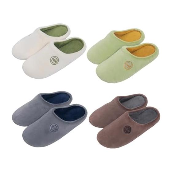 [Fanyker] Room Shoes, Slippers, Women s, Men s, Washable, Guest Slippers, Indoor Room Wear, Quiet Room Slippers, Toilet Slippers, Memory Foam,
